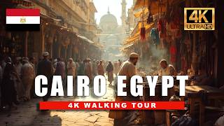 4K Egypt Walking Tour  Cairos HIDDEN GEM Khan elKhalili Market Walking Tour  4K HDR 60fps [upl. by Laicram]