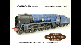 Merchant Navy Class Loco nr 35005 Hornby Clan line Canadian Pacific Pullman Coaches LNER 176 [upl. by Chappelka701]