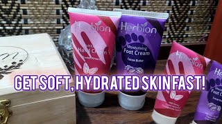 Herbion Hands Cream amp Foot Cream Review  Best Moisturizing Skincare for Dry Skin [upl. by Nabe455]