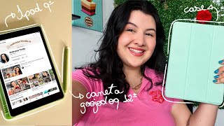 UNBOXING e acessórios do meu novo IPAD 9 ♥️ [upl. by Schilt]