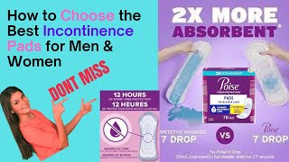 How to Choose the Best Incontinence Pads for Men amp Women [upl. by Puna227]