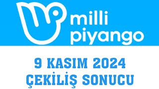 Milli Piyango Çekiliş Sonuçları 9 Kasım 2024 [upl. by Booker]