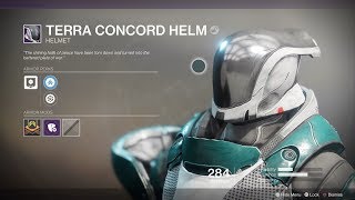 Destiny 2 Full Terra Concord Armor Set Titan [upl. by Arait]