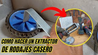 COMO HACER UN EXTRACTOR DE RODAMIENTO RULEMANES O BALINERAS [upl. by Nad99]