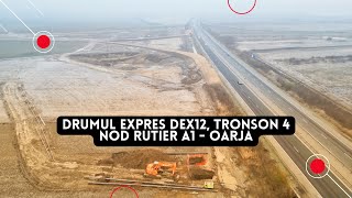 Drumul Expres DEx12 🇷🇴 Craiova  Pitesti Tronson 4 Nod rutier A1  Oarja  UMB  30112023 dex12 [upl. by Akimad]