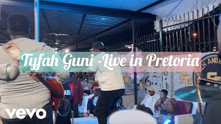 Tyfah Guni  Live Band Perfomance in Pretoria Part 1 [upl. by Vevay]