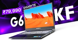 Gigabytes new budget gaming laptop  Gigabyte G6 KF Review [upl. by Kcirtemed]