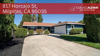 817 Horcajo St Milpitas CA 95035  David Azimi Group [upl. by Harold802]