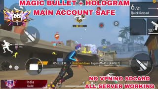 Ob46 Magic Bullet  Hologram  Headshot  Free Fire Anti Blacklist Cs Rank Working Data Config File [upl. by Lomax]