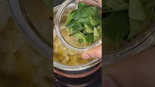 Homemade Herbal hair oilAmla curry leaves oil for Hair growth shorts [upl. by Amrac]