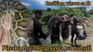 ANG PINAKA MALAKING SAWA NA NAHULI WATCH TILL THE END ANG FULL VIDEO cobraprince [upl. by Hoy]