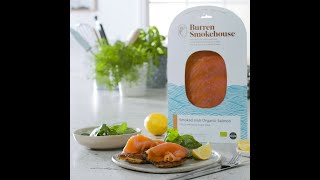 Recipe Boxty with Burren Smoked Irish Organic Salmon  Burren Smokehouse [upl. by Nallaf]