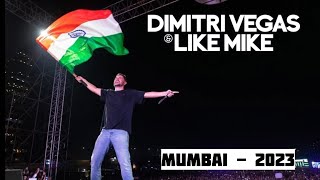 DIMITRI VEGAS amp LIKE MIKE Live In Mumbai 2023  SUNBURN INDIA TOUR [upl. by Yellah95]