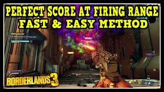 Borderlands 3 Perfect Score at the Firing Range Easy Method in CoOp [upl. by Olli]