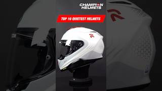 Top 10 Quietest Helmets of 2025  Out Now  ChampionHelmets helmet review top10 motorcyclegear [upl. by Solorac]