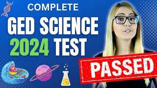 Pass Your GED Science Test Complete GED Course  2023  2024 Updated Guide [upl. by Airoled]