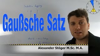 8 Gaußsche Satz der Elektrostatik umschlossene Ladung Hüllenintegral [upl. by Llerrit]