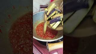 Balado terong campur teri cooking viralvideo food masakansimple [upl. by Uriel]