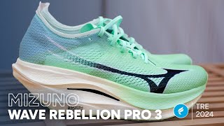 Mizuno Rebellion Pro 3 Overview  The Running Event 2024 [upl. by Helsie]