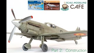 EduardSBS Hispano Ha1112K1L Tripala conversion 148 Part 2 Cockpit and airframe [upl. by Busby]