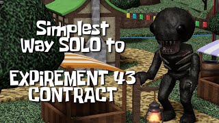 How to SOLO EXPERIMENT 43 Contract using SODA POP ONLY  Tower Heroes Roblox  Halloween Event 2024 [upl. by Alessandro]