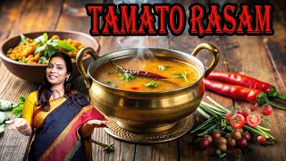 టమాటో రసం Tomato Rasam Recipe  How to make tomato rasam telugu rasam foodvlogs divvalamadhuri [upl. by Yeldud]