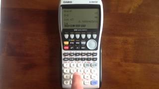 Casio Graphical Calculators Basics fx9860GII CG20 CG50 [upl. by Sitruk]