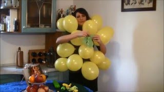 How to make a bunch of grapes costume [upl. by Nirehtak655]