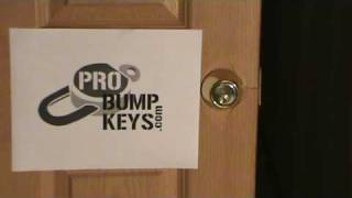 How To Bump a Kwikset Deadbolt  Easy [upl. by Eissen]