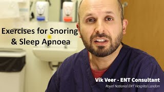 Throat Exercises for Snoring and Sleep Apnoea myofunctional therapy [upl. by Adnwahsor951]