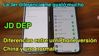 Diferencias entre un iPhone chino 🇨🇳 y un iPhone normal 🇲🇽 JD DEP 2024 [upl. by Anna-Diane]