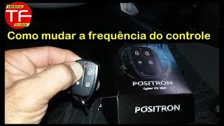 Como mudar a frequência do controle flex code dos alarmes Pósitron [upl. by Rosenfeld]