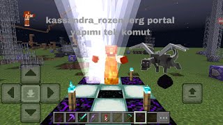 Minecraft kassandrarozenberg portal yapımı tek komut [upl. by Nylaret]