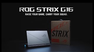 2024 ROG Strix G16 Gaming Laptop  Official Unboxing Video [upl. by Godrich442]