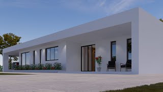 Luxury and Modern 4 Bedroom House Design  24m x 12m [upl. by Yrod445]