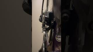 Sram Rival AXS front derailleur overshifting issue causes chain drop sram rival [upl. by Kristo]