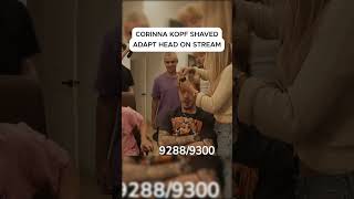 Corinna Kopf shaved Faze Adapts head live on stream😅 [upl. by Adnuhsar]