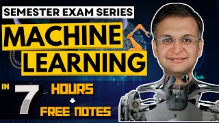 Complete ML Machine Learning in one shot  Semester Exam  Hindi [upl. by Malinde31]