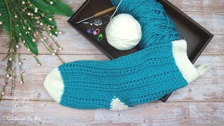 Crochet Christmas Stocking Tutorial [upl. by Enaira]