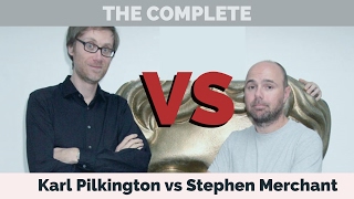 The Complete Karl Pilkington vs Stephen Merchant A compilation with Ricky Gervais Doctor Yak [upl. by Diraj]