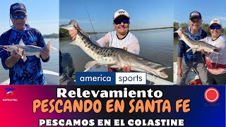 Pescando en Santa Fe relevamiento cancha de pesca buscamos el Surubí y Patí [upl. by Uzziel]