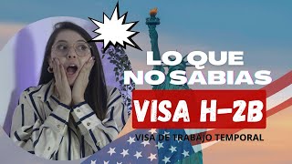 TODO sobre la visa H2B GUÍA para encontrar patrocinadorsponsor TÚ MISMO  Emigrar con Daniela [upl. by Erodaeht]