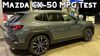 Mazda CX50 Real World Highway MPG Test [upl. by Eelyak259]