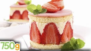 Recette de Fraisier inratable  750g [upl. by Mikihisa671]