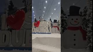 Snow park ☃️Ski Dubai 🐧⛷️ice skating  penguins place to visit with family in Dubai [upl. by Verada]