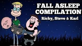 Karl Pilkington Show Compliation with Ricky Gervais and Stephen Merchant RSK XFM Fall Asleep [upl. by Erastatus]