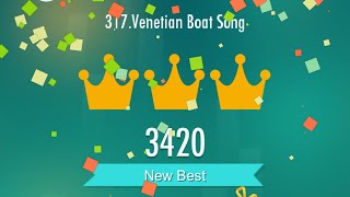 Piano Tiles 2  Venetian Boat Song  3420 Bad revives [upl. by Yseulta]