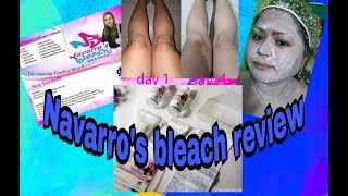 Navarros bleaching powder 4 days review [upl. by Engeddi]