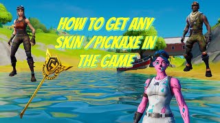 How to get any Fortnite skinpickaxe 👀 [upl. by Jeffy]