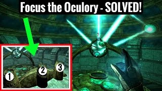 How to FOCUS THE OCULORY Puzzle Revealing the Unseen Quest  Skyrim Remastered [upl. by Fisken]